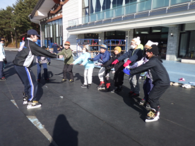 スケート教室の様子②