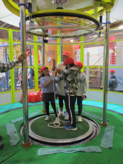 シャボン玉実験